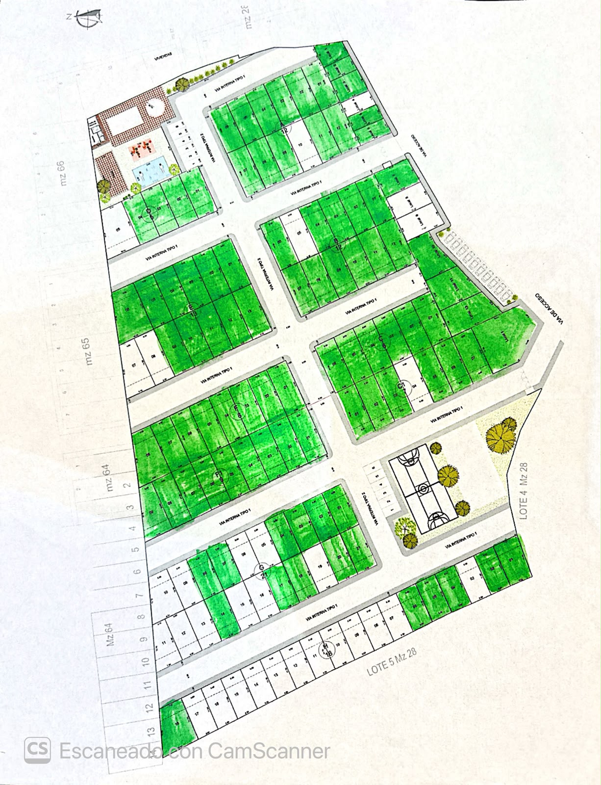 Plano general de La Dorada Club